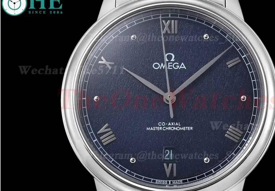 De Ville Date 40mm SS SS Blue Dial GDF MY8215