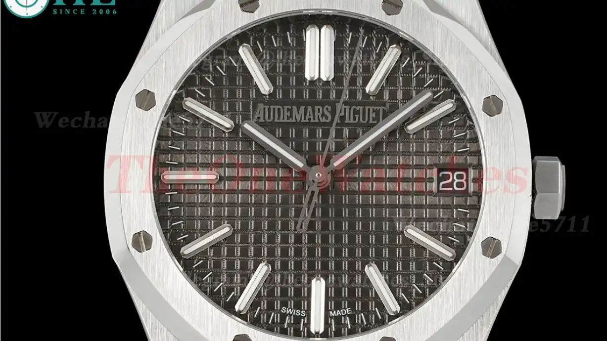 Royal Oak 41mm 15510 SS SS Grey Stk IPF A4302 Super Clone