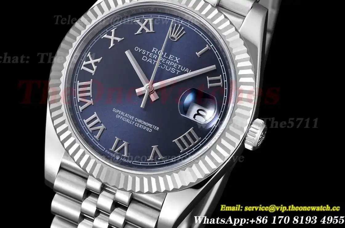 Datejust 126334 41MM SS SS Blue Roman EWEF A3235