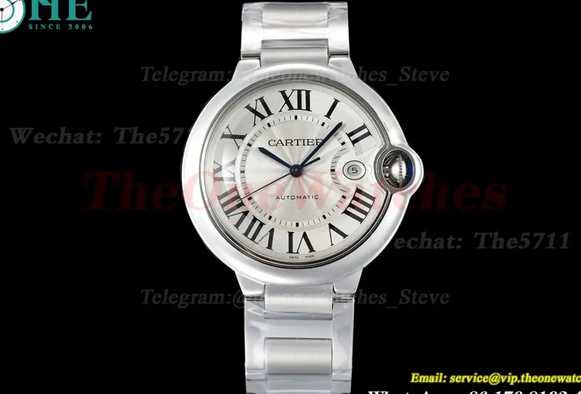 Ballon Bleu De Cartier 2022 42mm SS SS White Dial V6F A2824