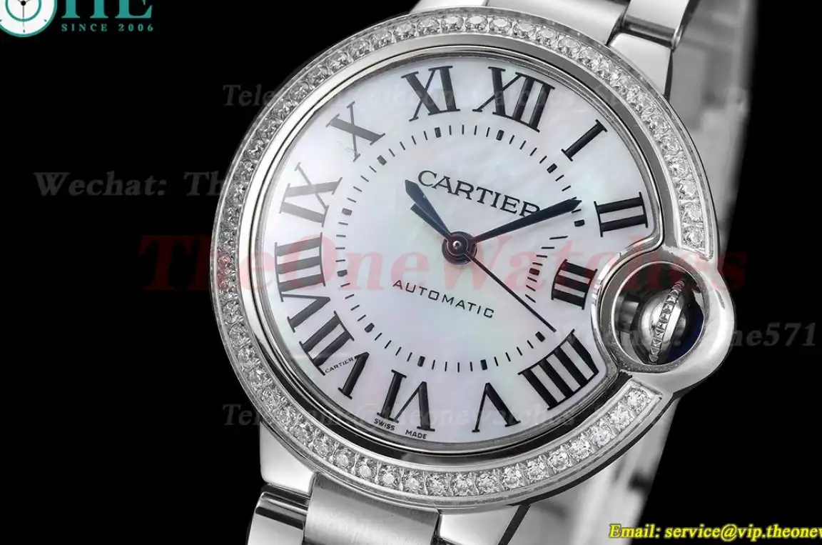 Ballon Bleu De Cartier 33mm SS SS Mop Dial GDF NH05