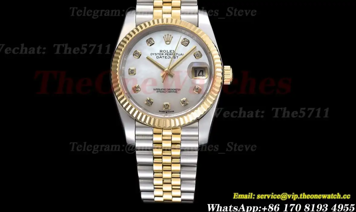 Datejust 126233 36mm Jub SS YG Mop Dia GDF MY8215