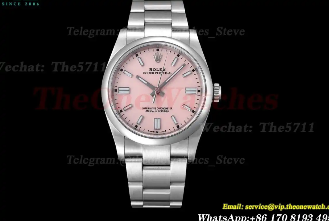 Oyster Perpetual 126000 36mm SS SS Pink Dial EWF A3230