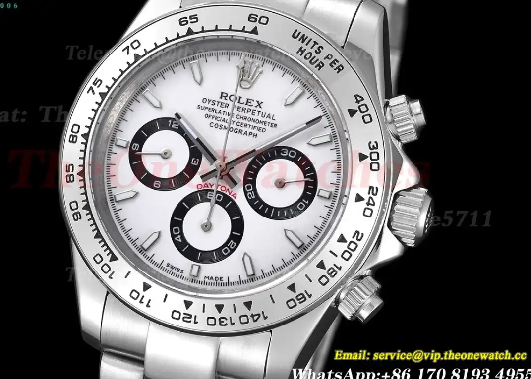 Daytona 40mm SS SS White Dial GDF A3836