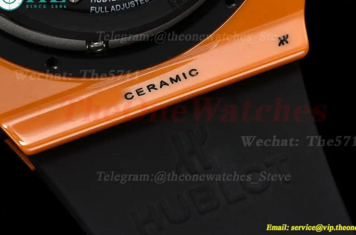 Big Bang Unico 42mm Orange Magic Ceramic RU Skeleton Dial BBF A1280