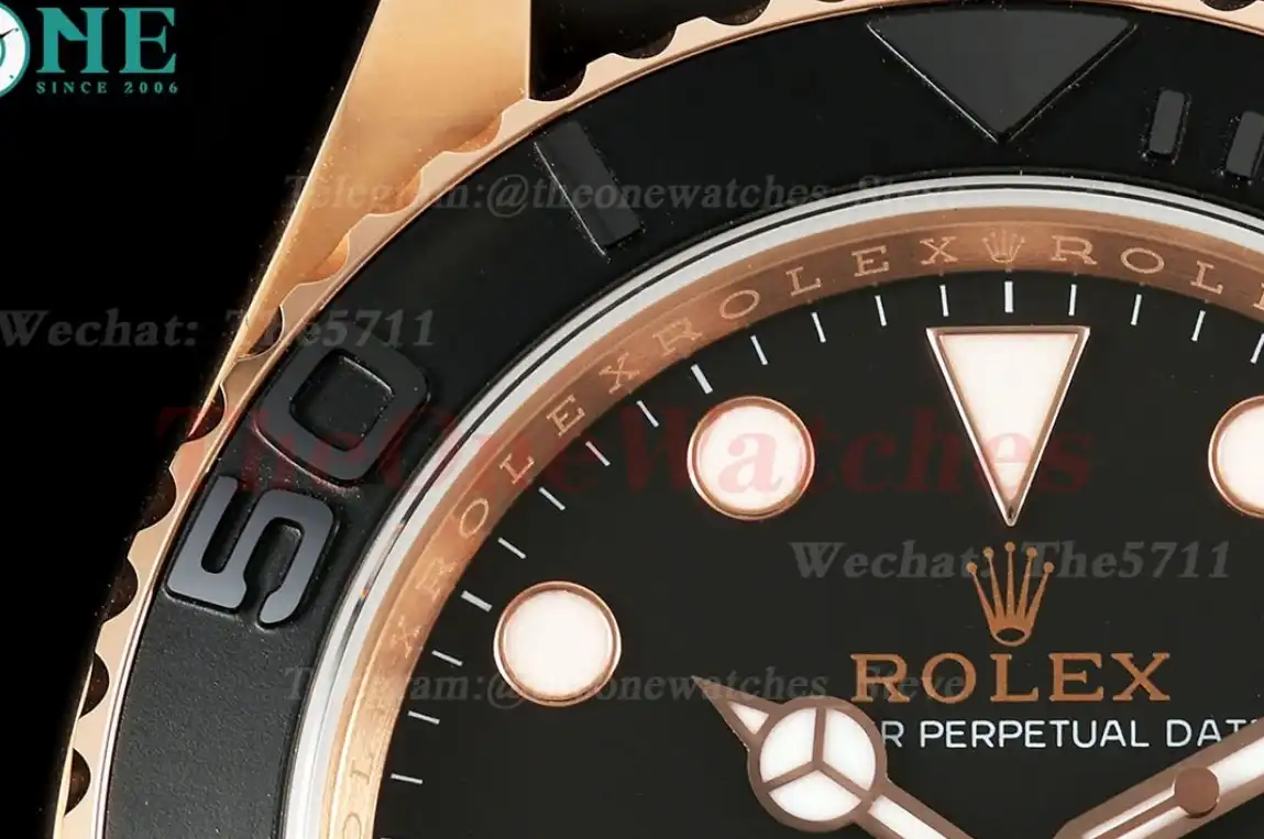 Yacht-Master 126655 40mm RG RU Black Dot EWEF A3235