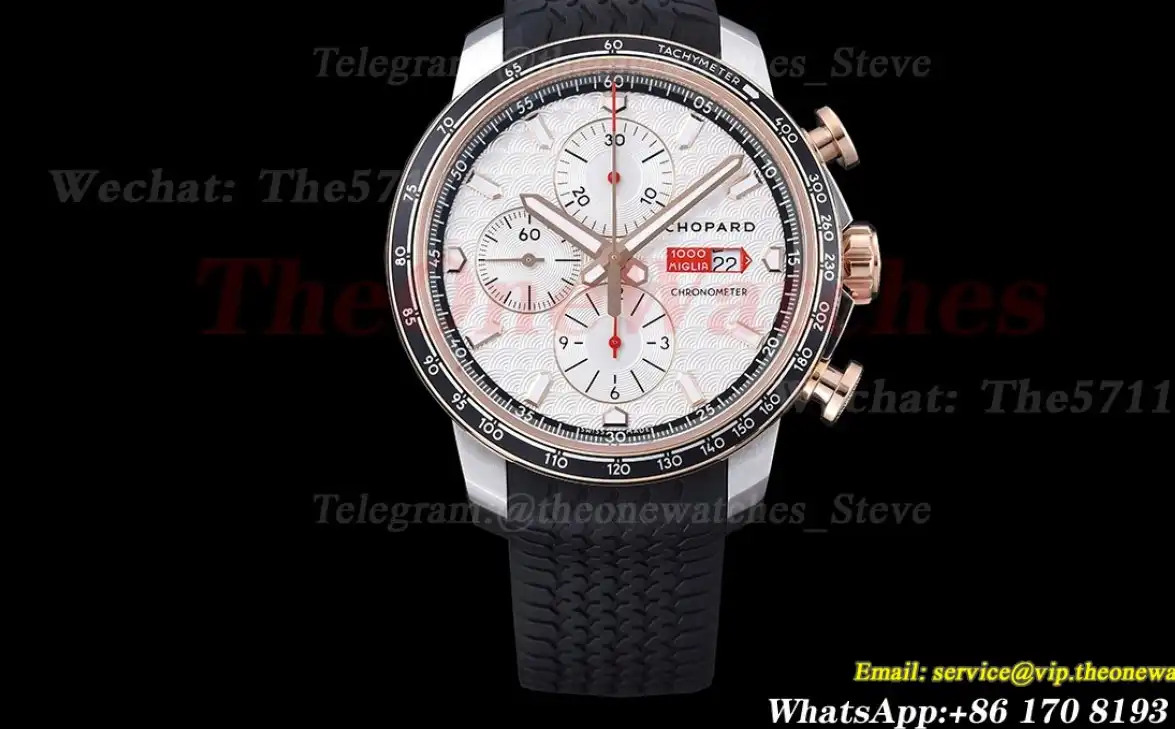 Mille Miglia Race 44mm SS RU White Dial V7F A7750