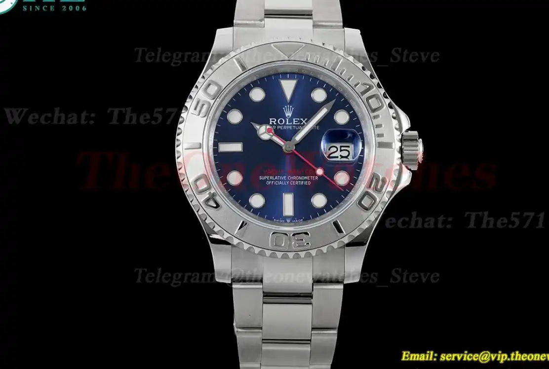 Yacht-Master 126622 40mm SS SS Blue Dot KF VR3135