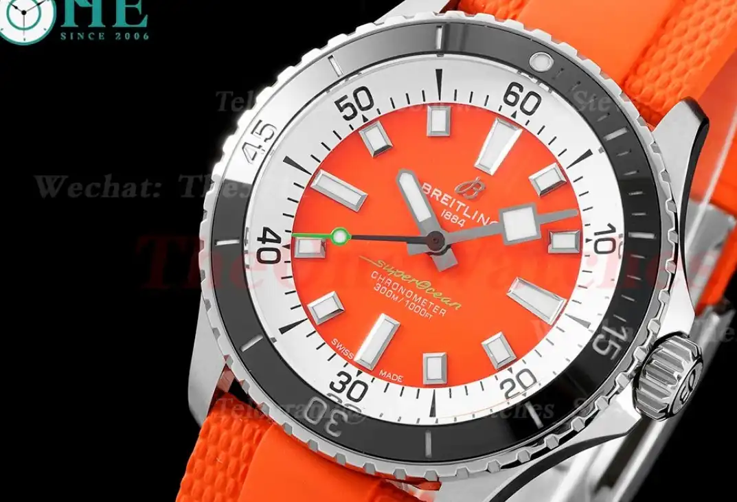 Superocean 42mm SS RU Orange Dial BLSF A2824