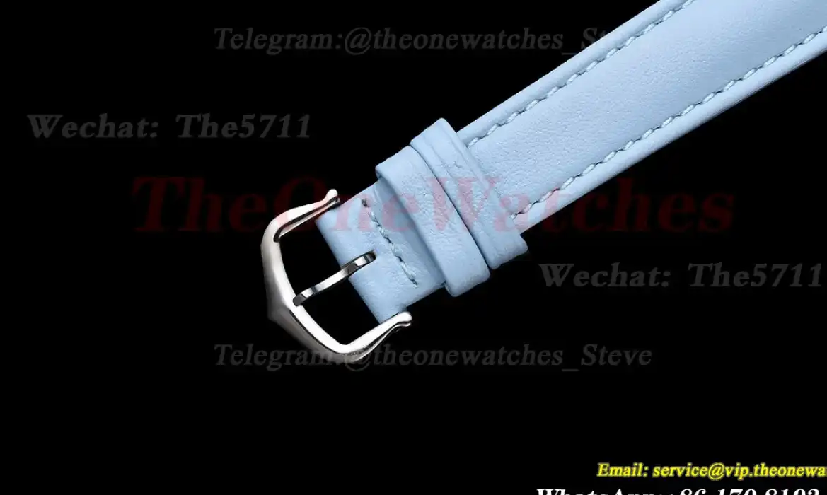 Tank Must Small SS LE White dial On Blue Leather Strap K11F Quartz