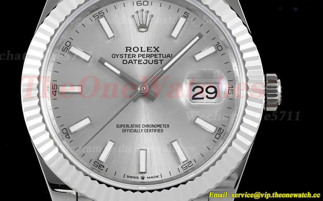 Datejust 126334 41mm Jub 904L SS SS Silver Stk ARF VR3235