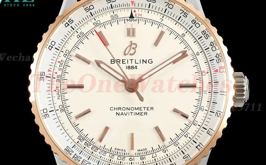 Navitimer 1 2024 41mm Date RG SS LE Cream Dial TF A2824