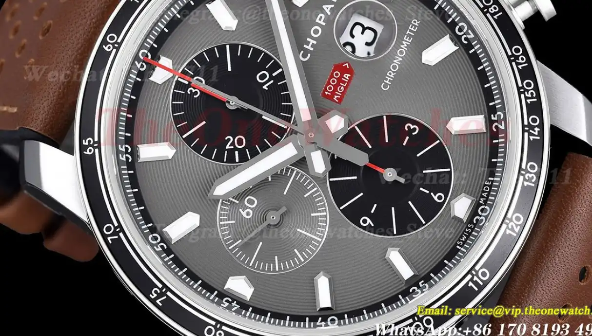 Mille Miglia Race 44mm SS LE Grey Black Dial V7F A7750