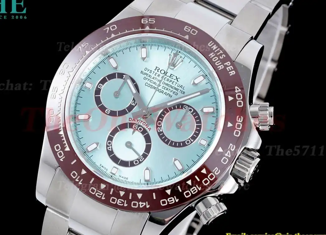 Daytona 116506 40mm SS SS Ice Blue Stk QF SA4130 V2