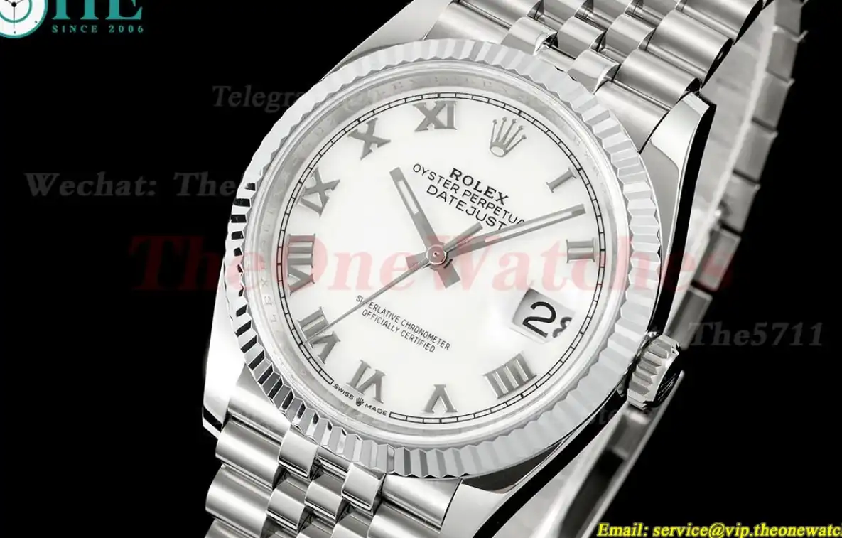 Datejust 126234 36mm Jub SS SS White Rmn JQF VR3235