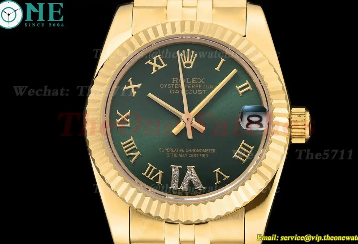 Datejust 28mm Jub RG RG Green Rmn GDF MY8215