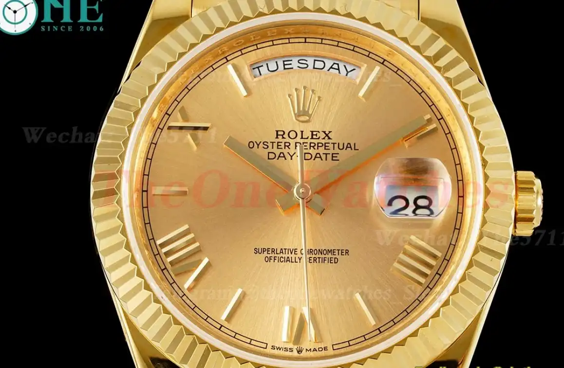 DayDate 228238 40mm YG YG Gold Rmn KF VR3255(Gain Weight)