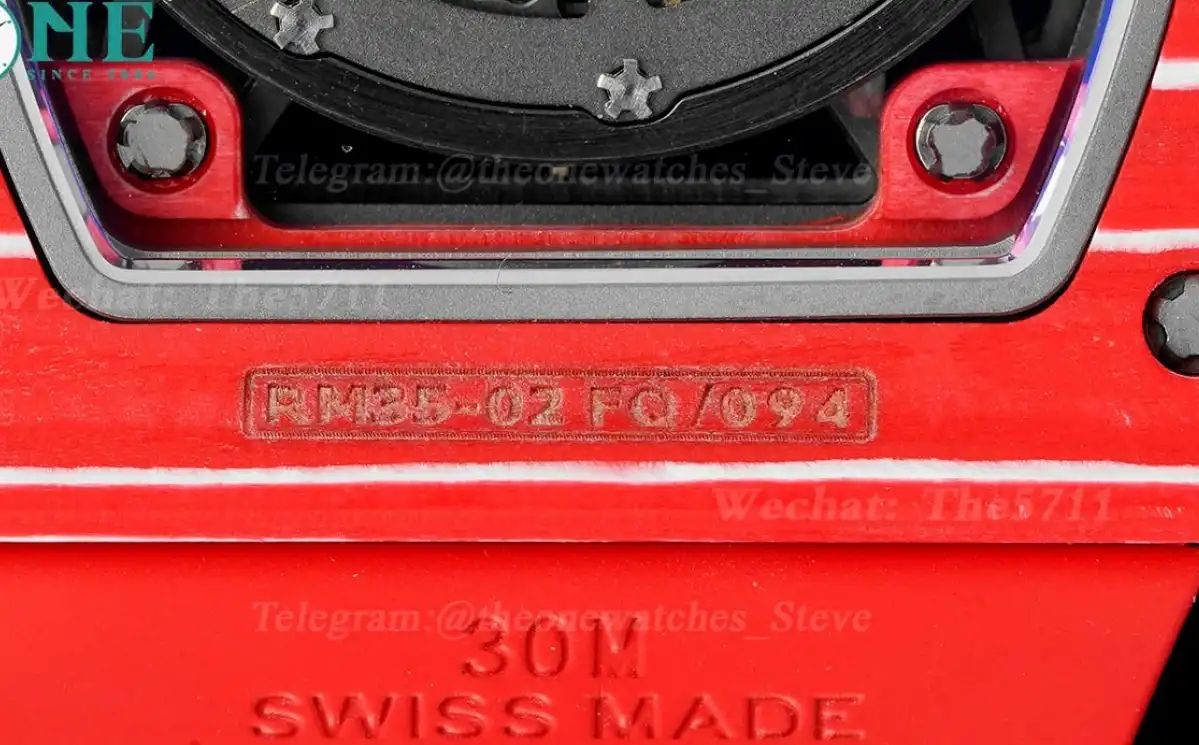 RM035-02 NTPT RU Skeleton Dial on Red Strap ZF V5 NH05A