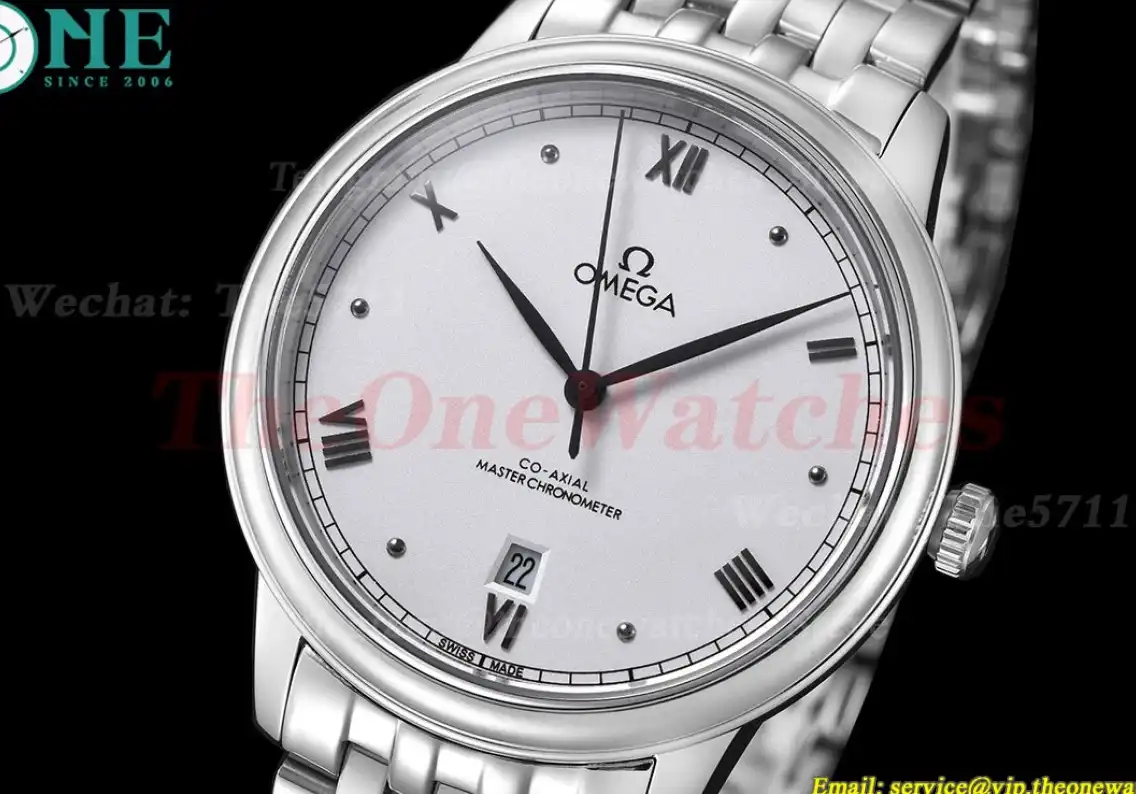 De Ville Date 40mm SS SS White Dial GDF MY8215