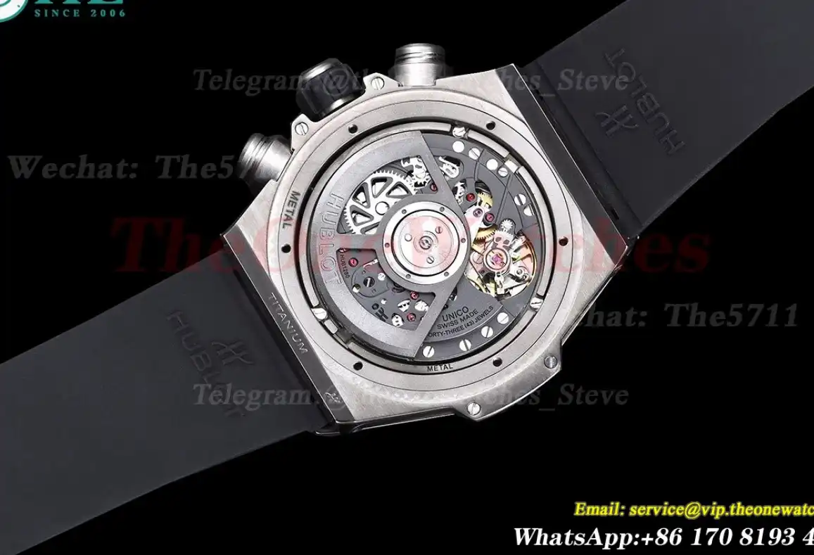 Big Bang Unico 42mm Ceramic TI RU Skeleton dial BBF HUB1280