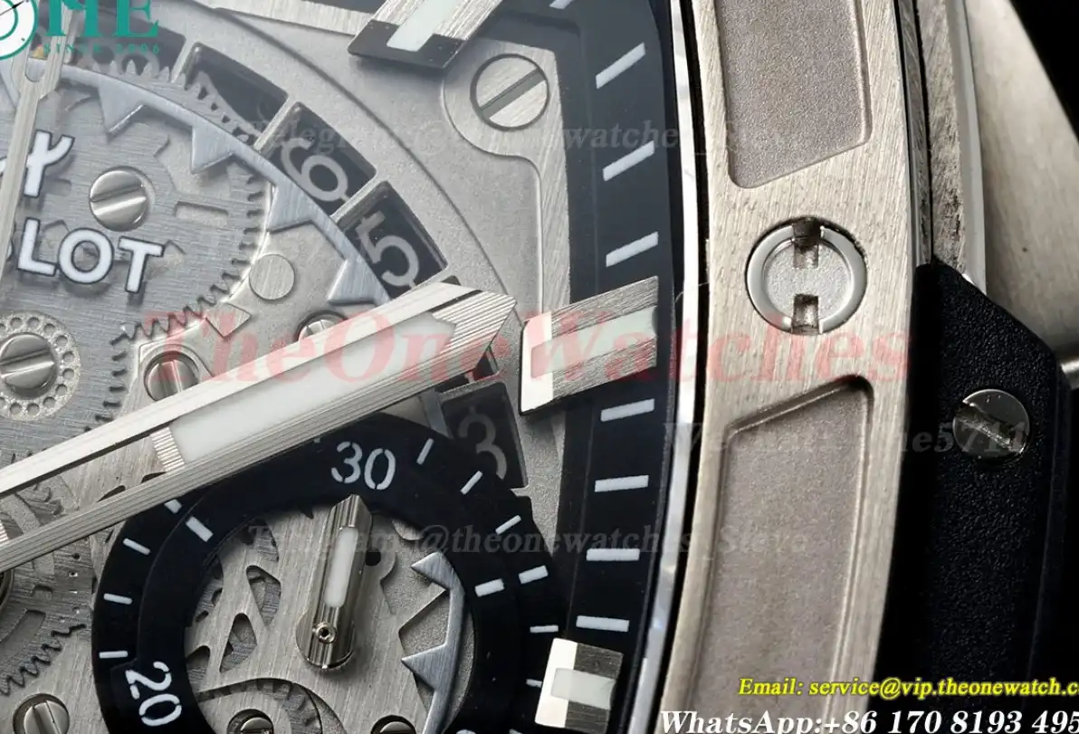 Spirit of Big Bang Chrono 42mm TI RU Skeleton Dial BBF A7750 Mod