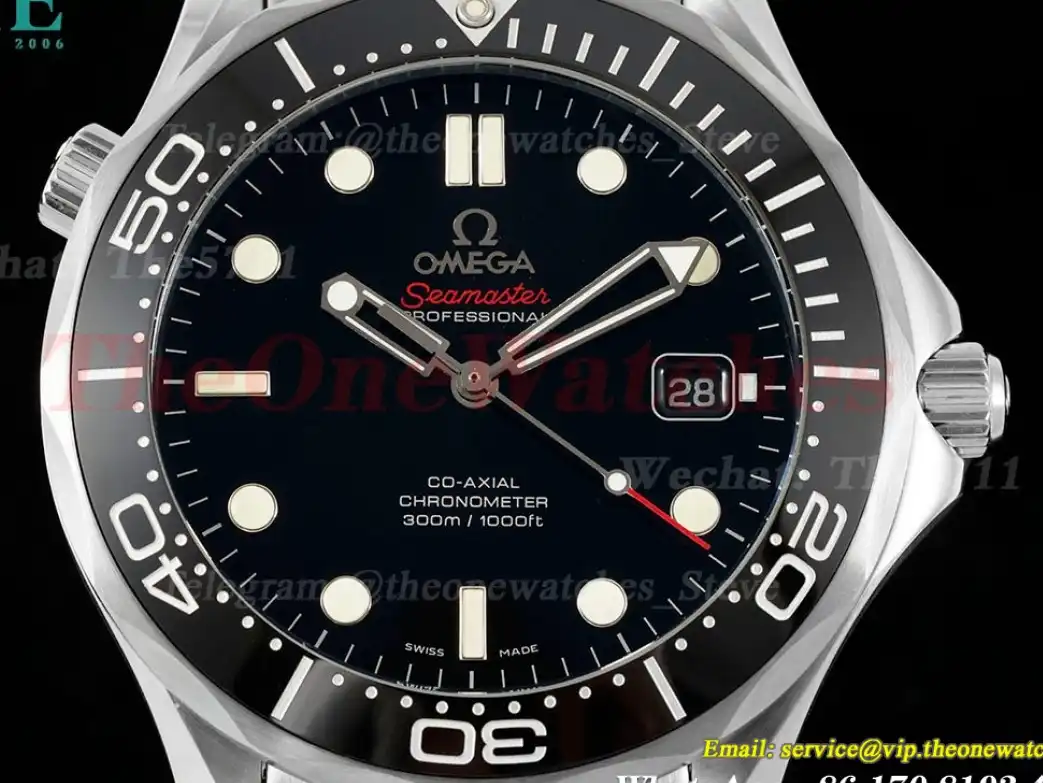 Seamaster 300m 2017 SS SS Black OMF A2824