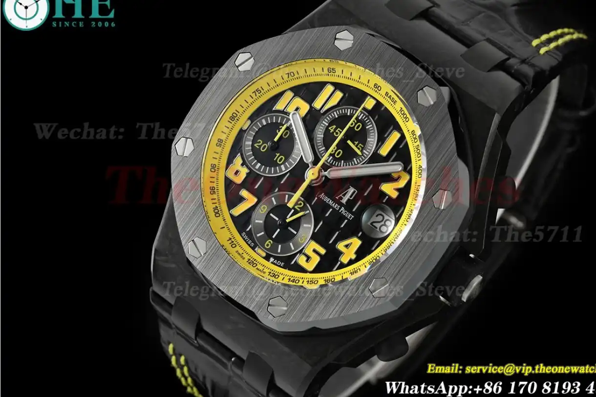 Royal Oak Offshore 26176FO 42mm Cer LE Black Dial TKF A7750