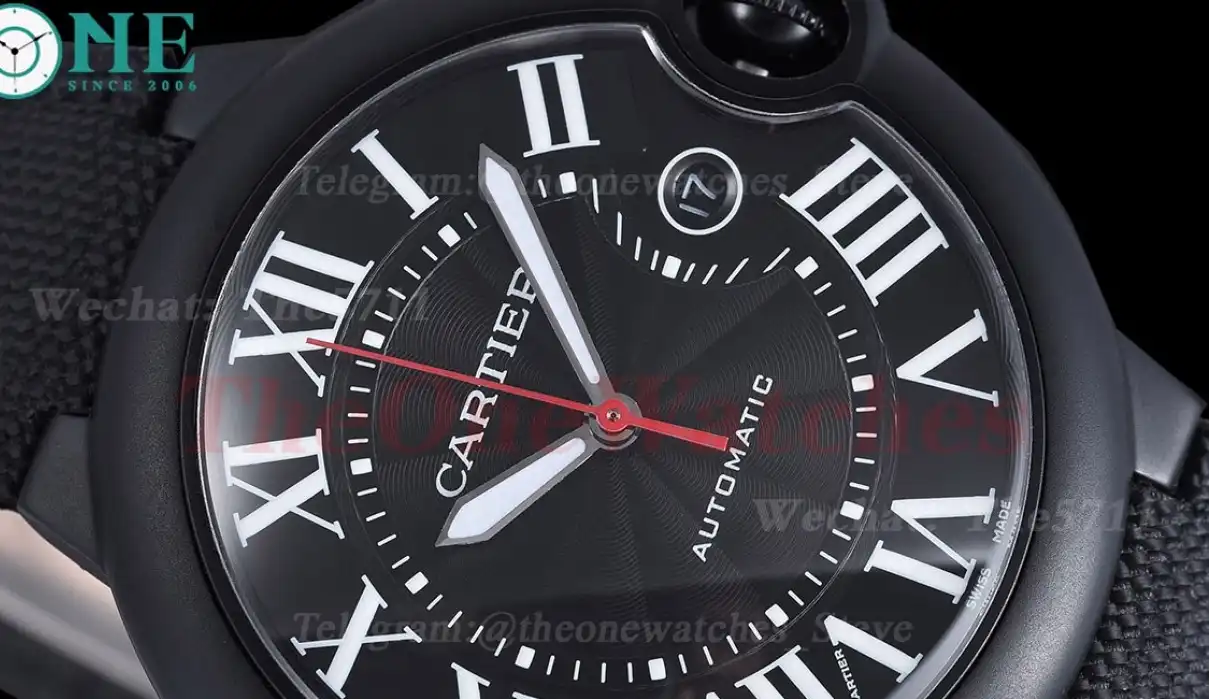 Ballon Bleu De Cartier 42mm DLC NY Black Dial GDF MY8215