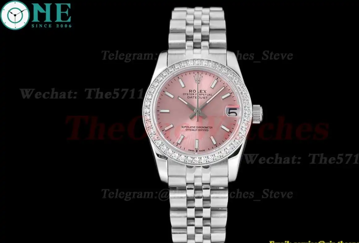 Datejust 28mm Dia SS SS Pink Stk GDF MY8215