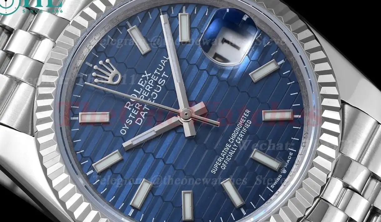 Datejust 126234 36mm Jub SS SS Blue Textured Dial GDF MY8215