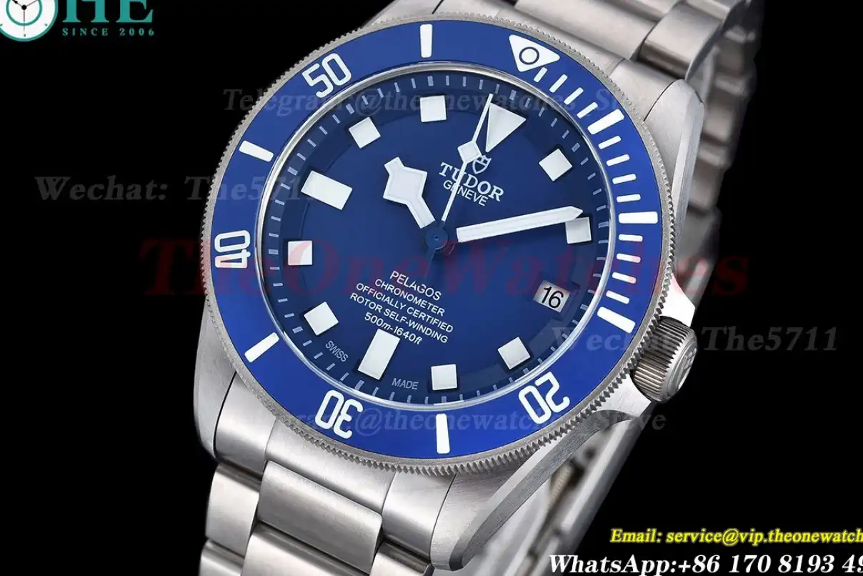 Tudor Pelagos Titanium 42MM TI TI Blue XF V5 A2824