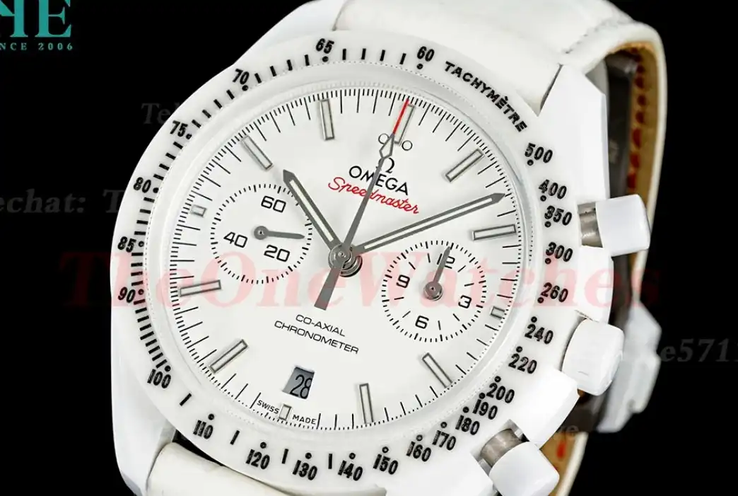 Speedmaster 44mm "White Side of The Moon" White Ceramic LE N1F A9300