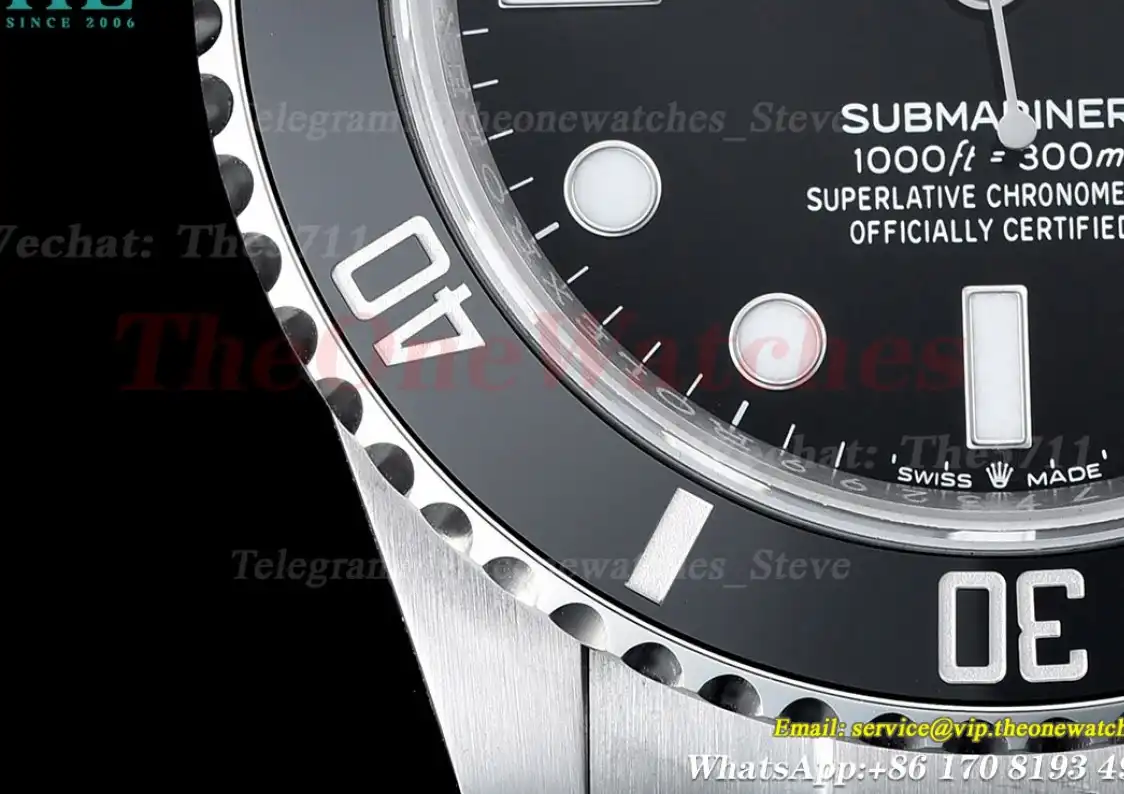 Submariner 126610LN 41mm SS SS Black Bezel Clean VR3235