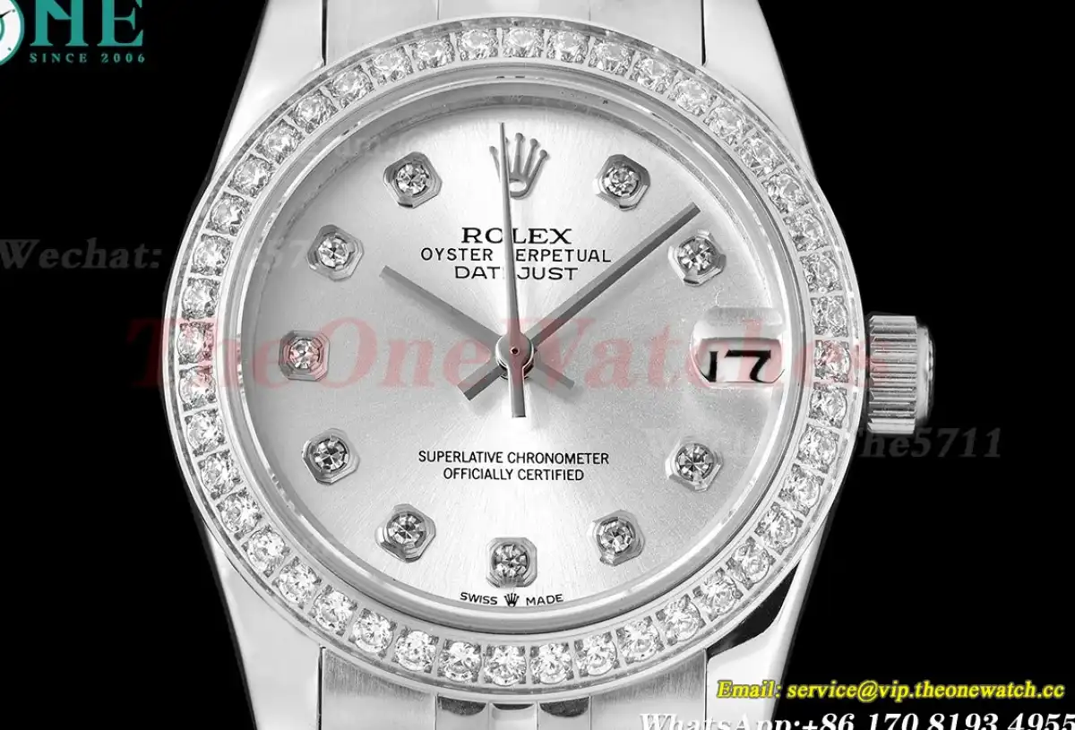 Datejust 28mm Dia SS SS Silver Dia GDF MY8215