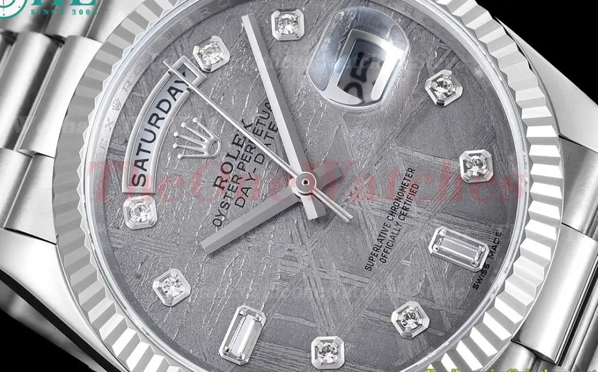 DayDate 36mm SS SS Flt Pres Meteorite Dial RAF A2836