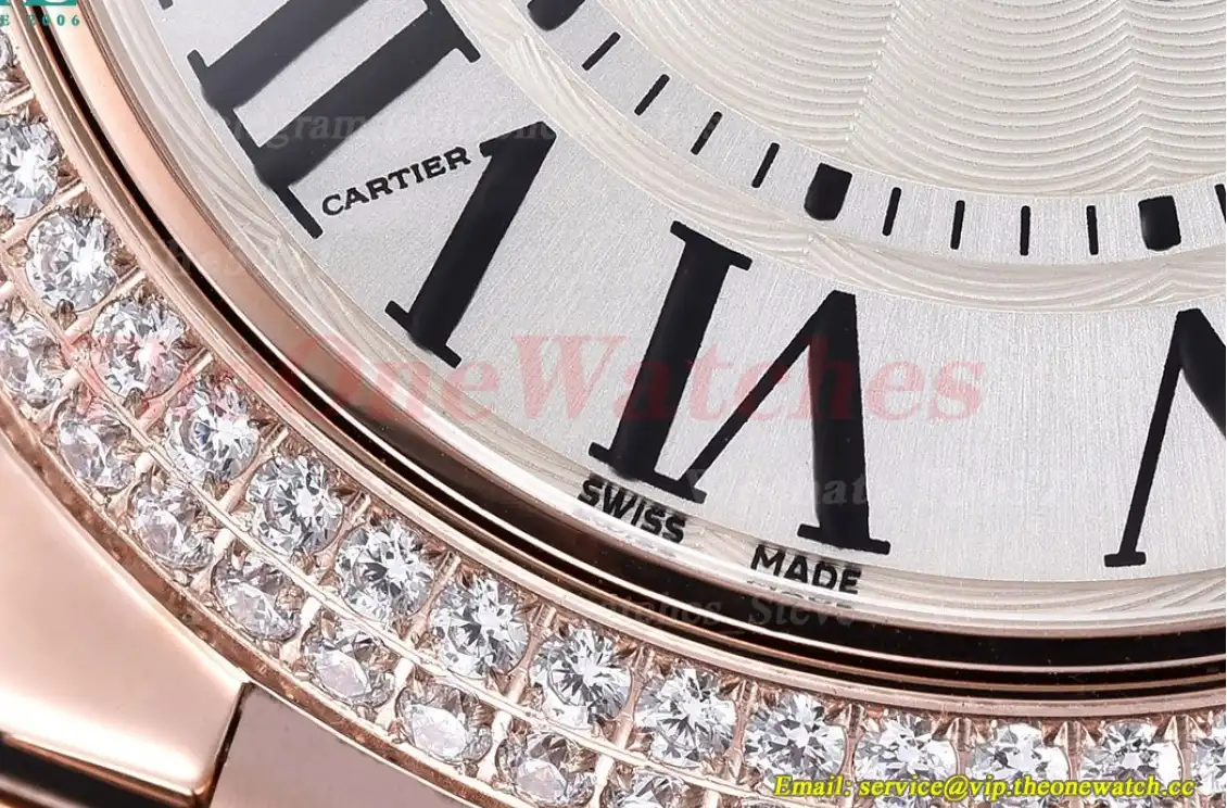 Ballon Bleu De Cartier 42mm Dia RG RG White Dial GDF MY8215