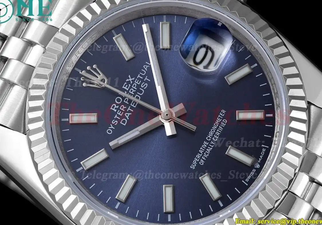 Datejust 126234 36mm Jub SS SS Blue Stk GDF MY8215