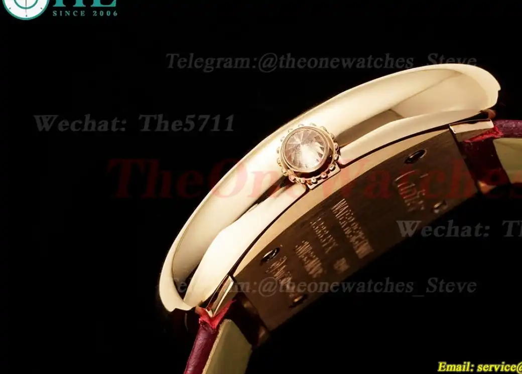 Baignoire Ladies 31mm Dia Red RG LE White Dial AF Quartz