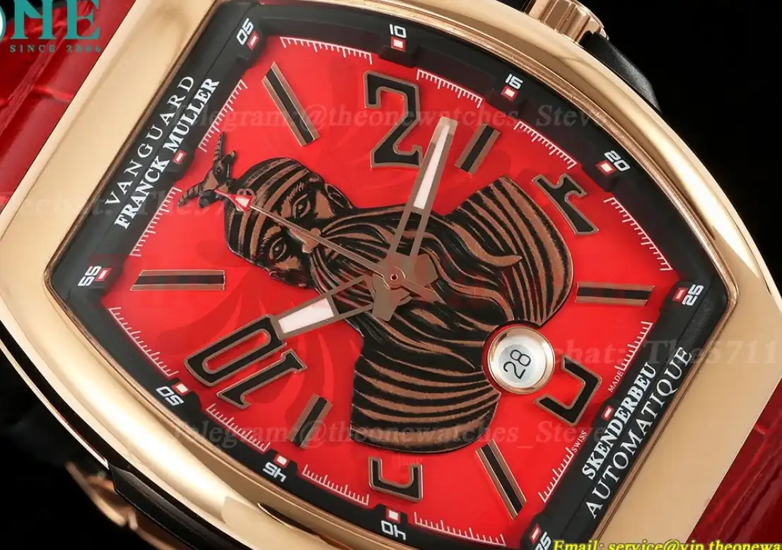 Vanguard Skenderbeu 44mm RG LE Red Dial ABF A2824