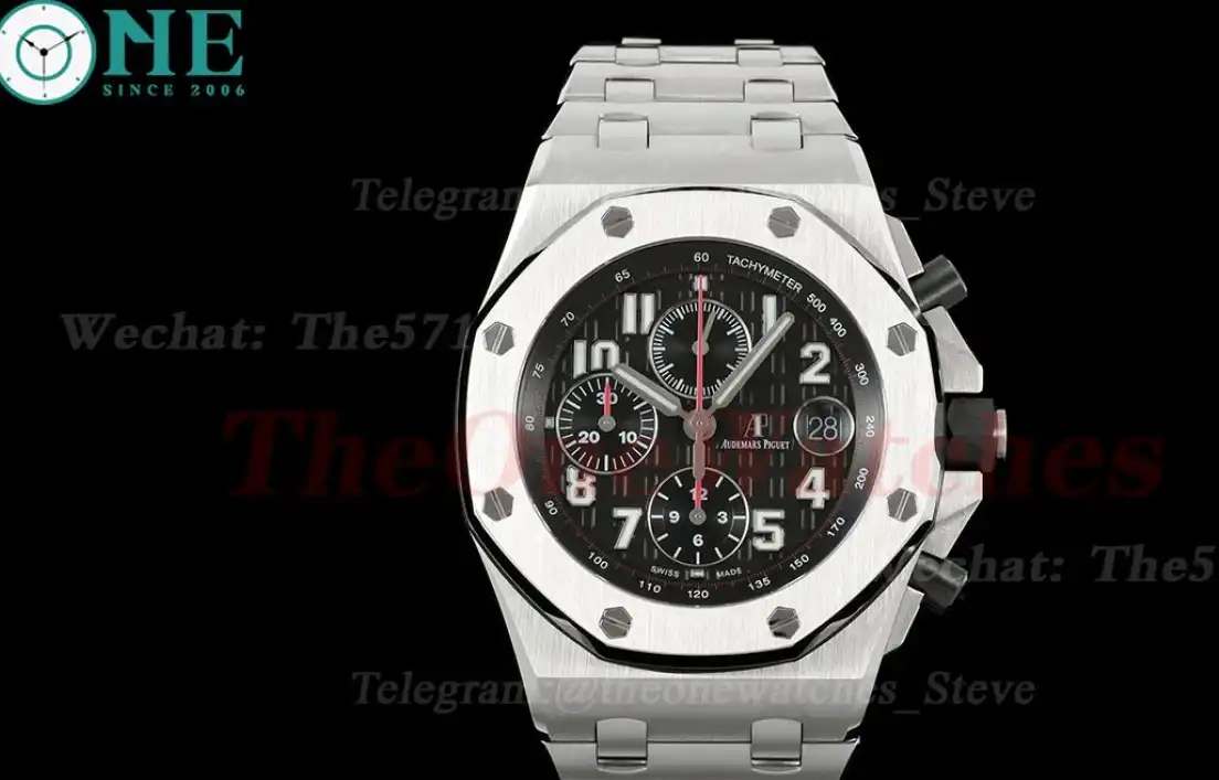 Royal Oak Offshore 26170ST 42mm SS SS Black Dial TKF A7750