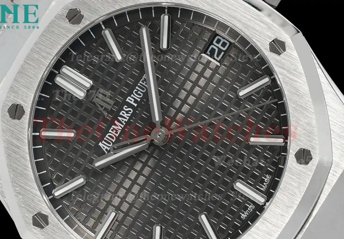 Royal Oak 41mm 15500 SS SS Grey Stk APSF A4302 Super Clone