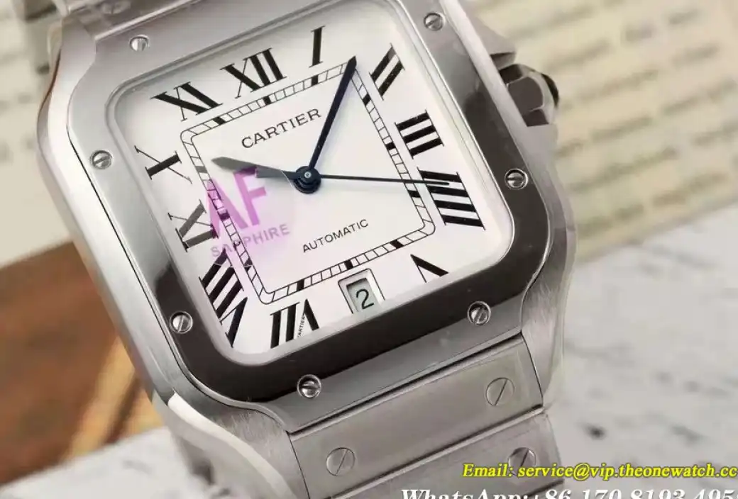 Cartier - Santos De Cartier 40mm XL SS SS White Dial AF MY9015