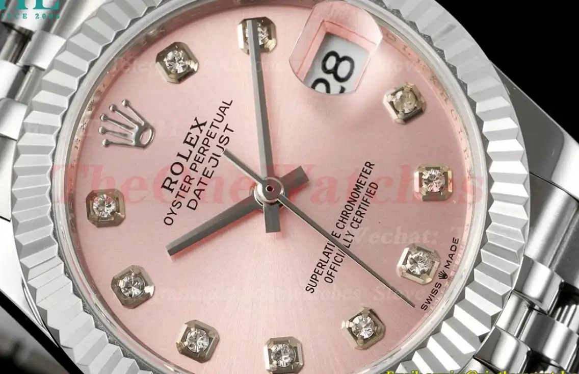 Datejust 278274 31mm Jub SS SS Pink Dia GMF A2824