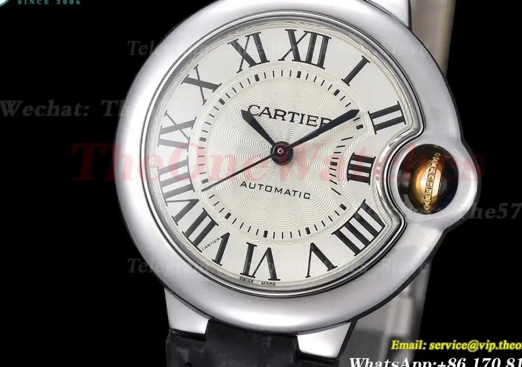 Ballon Bleu De Cartier 33mm SS LE White Rmn GDF NH05