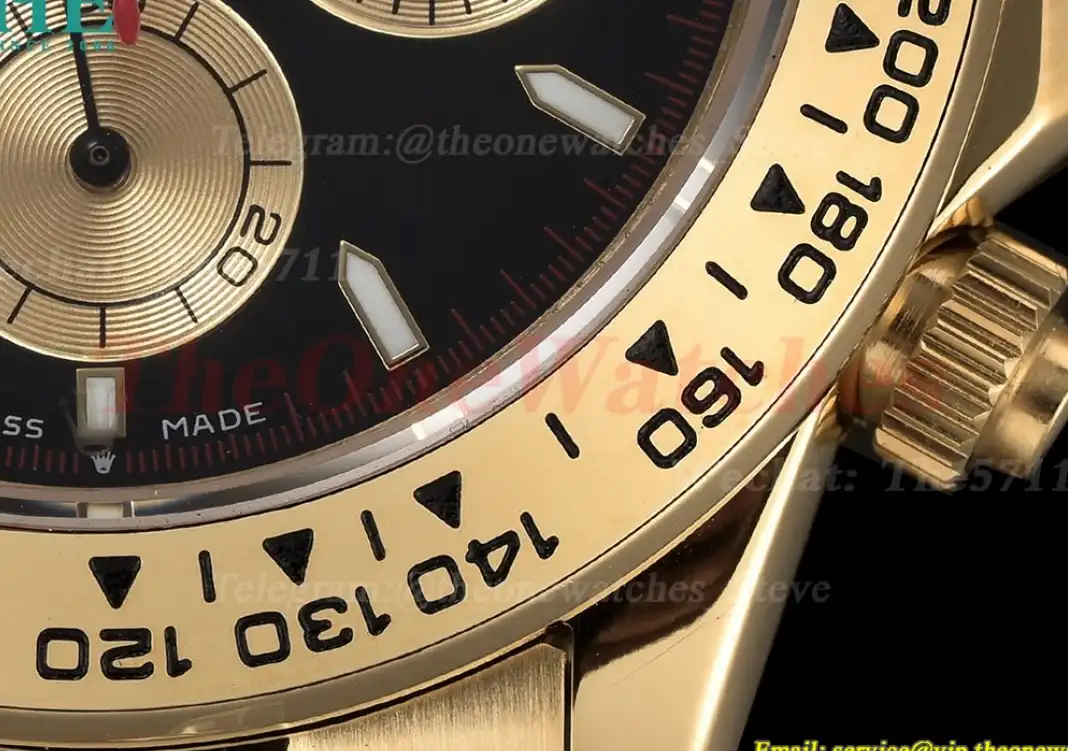 Daytona 40mm YG YG Black Gold GDF A3836