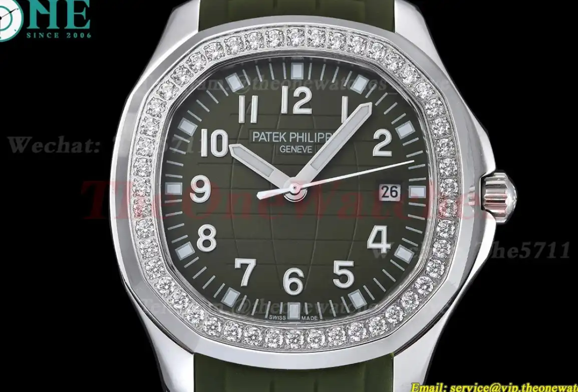 Aquanaut 5167 40mm Dia SS RU Green Dial GDF MY8215