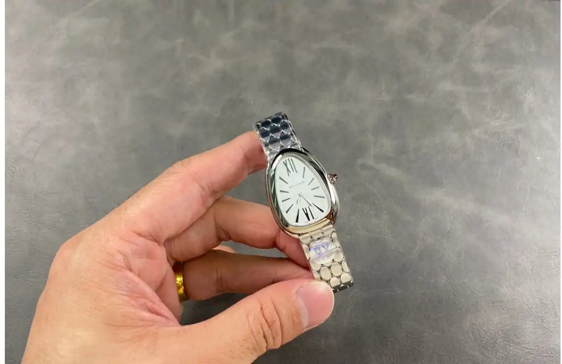 Serpenti Seduttori 33mm SS SS White Dial BVF Swiss Qtz