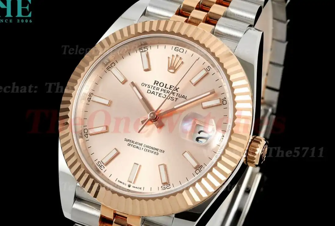 Datejust 126331 41mm Jub RG SS Rose Gold Stk EWEF A3235