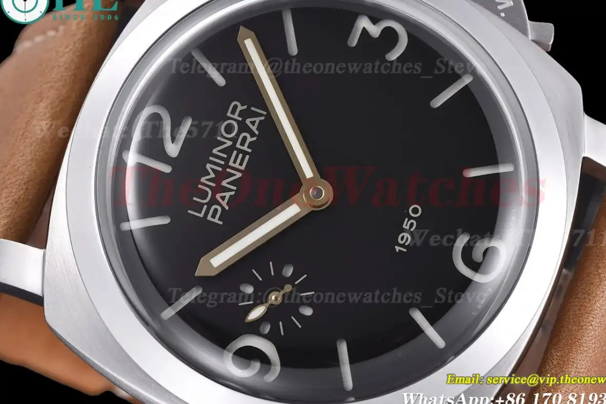 Luminor Pam127 47mm SS LE Black Dial HWF A6497