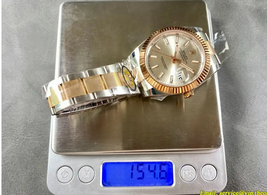 Datejust 126331 41mm Oys RG SS Silver Stk ARF SH3235(Tungsten Heavy Version)